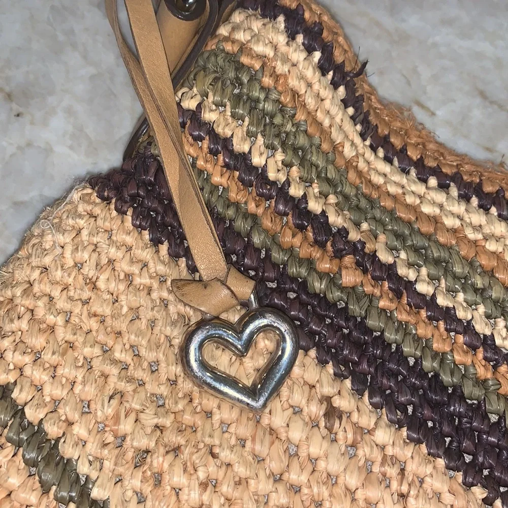 Brighton raffia Ferrara purse
